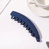 Daiiibabyyy  Simple Solid Color Banana Clip Convenient And Fashionable Hairpin Suitable For Women And Girls Hairpin Hair Accessories