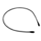 Daiiibabyyy  Fashion Wave Hairband for Mens Women Unisex Black Wavy Hair Head Hoop Band Sports Headband Hairband Hair Accessories Gifts
