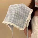 Daiiibabyyy  1Pc French Lace Headband Style Headscarf/headband Outdoor Dating,sweet and Elegant Style,easy To Wear,fashionable Versatile