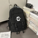 Daiiibabyyy  New Backpack for Middle School and High School Students, Simple and Versatile Backpack with Large Capacity