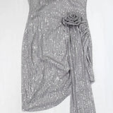 DAIIIBABYYY  -  Sexy Dresses for Woman 2025 New off the Shoulder Sequined Mini Length Elegant Ladies Evening Night Club Vestidos Mujer Dress New