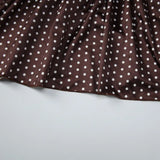 Daiiibabyyy  Women Lace Trimmed Patchwork Floral Polka Dot Camisole Dress Mature And Elegant Short Skirt Suitable For Beach Vacation Dating