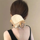 Daiiibabyyy  1Pc Shell Lace Hair Accessory,versatile Daily Use and Seaside Vacation.Shell Lace Design,artistic and Romantic,niche Accessory