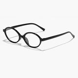 DAIIIBABYYY  -  Sexy Small Oval Leopard Sunglasses Women Lovely Ins No Makeup Plain Glasses Frame Men Eyewear Cute Decorative Computer Glasses