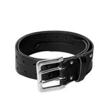 Daiiibabyyy  New PU Leather Double-Breasted Belt Personalized Retro Leather Belt Y2K Hiphop Jeans Belt