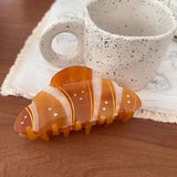 Daiiibabyyy  Acetic acid hair grab, fresh and sweet, can be sung alkaline water knot bread clip, retro bow circle, French style hair clip at
