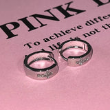 Daiiibabyyy Trendy Zircon Cross Stud Earrings Fashion Design Korean y2k Girls Sweet Cool Delicate Hoop Earrings for Women Jewelry Wholesale