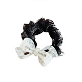 DAIIIBABYYY  -  Korean New Fashion Hollow Acetate Bow Scrunchie Simple High-Grade High Ponytail Hair Band Hair Rope For Woman Girls