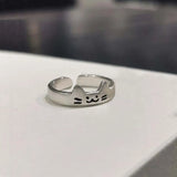Daiiibabyyy  Fashion Adjustable Cat Dog Couple Rings for Women Simple Design Overlapping Wear Cute Gifts Rings for Girlfriend Wedding Jewelry