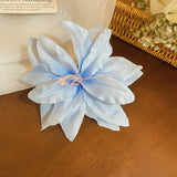 DAIIIBABYYY  -  Sweety Bohemia Hair Claw For Women Rhinestones Butterfly Flower Tassel Shark Gripper Summer Fairy Gauze Flower Hair Clip Hairpin