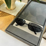 Daiiibabyyy  Trendy Stylish Sun Glasses for Women Oval Shape Anti-reflective Sunglasses Women European American Men’s Sunglasses