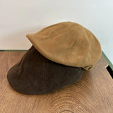 Daiiibabyyy  High Quality Forward Hat Men American Retro Big Head Circumference Hat Autumn Winter Suede Japanese Beret Women Cap