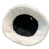 Daiiibabyyy  Winter Cotton Hats Lightweight Warm Hat Bucket Hat Fashion Versatile Foldable Basin Hat Plush Women's Hats Down Panama Caps