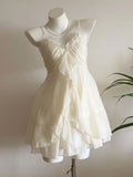 Daiiibabyyy  Japanese Sweet Lace Y2k Aesthetic Dress Sets Women Chic Design Sleeveless Patchwork Retro Dress Harajuku Fashion Popular Clothes