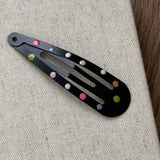 DAIIIBABYYY  -  New Retro Colorful Polka Dot Star Hair Clips for Girls Kids Korean Y2k Sweet Cute Girl Hairpin BB Clip Hair Accessories