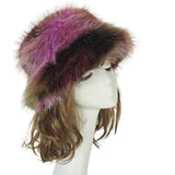 Daiiibabyyy  New autumn and winter plush imitation fox fur basin hat ski hat fisherman hat warm fur furry imitation fur women's hat