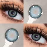 1 Pair Color Contact Lenses Fashion Beauty Lenses for New User Makeup Green Contact High Quality Natural Lenses Year