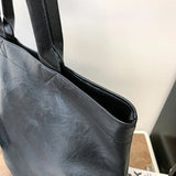 Daiiibabyyy  Designer Style Men's Commuting File Bag Hand-Held Briefcase Multifunctional Large Capacity Versatile Tote Bag Crossbody Bag