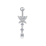 DAIIIBABYYY  -  Fashion Crystal Belly Piercing for Women Sexy Navel Ring Ombligo Belly Button Piercing Body Piercing Jewelry Wholesale