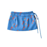 Daiiibabyyy  Vacation Vietnam Low-waist Cross-strap Mini Skirt For Women Summer Fresh Print Slim-fit Bodycon Ultra-short Skirt Elegant H1YO