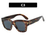 DAIIIBABYYY  -  Fashion Square Sunglasses Women Brand T-Shaped Large Frame Sun Glasses Trendy Hip Hop Eyewear Shadow for Female Eyeglasses UV400