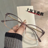Daiiibabyyy  Material Man Glasses Frames Cat Eye Shape Anti Blue Light Woman Glasses Hot Selling Eyeglass Frames for Women