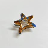 Daiiibabyyy  Acetate Star Hair Claw Clips for Women Tortoiseshell Hair Clips Cute Hair Accessories for Daily Hairstyle