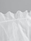 Daiiibabyyy  Women Sexy Stain Ruffled Strap Top Lady Chic Lace Up See Though Thin Short Shirt New Summer Vacation Daily Street Blouse