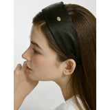 Daiiibabyyy  1 Piece French Retro Satin Glossy Headband, Autumn & Winter Elegant Wide-Brimmed Hair Hoop, Women’s Stylish Hair Accessory