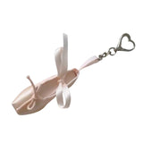 DAIIIBABYYY  -  Elegant Ballet Shoes Keychain Alloy Key Holder Unique Keyring Bag Pendant Fashion Accessory for Women and Girls