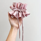 DAIIIBABYYY  -  Bow Ribbon Hairbands Long Elastic Sweet Scrunchies Flowers Hair Tied Bands Head Rope Women Korean Girl Ponytail Hair Accessories