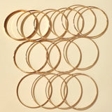 Daiiibabyyy 14 Pieces Set Smooth Stainless Steel Bracelet Bangle For Women Fashion Jewelry Accessories Gift New