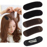 Daiiibabyyy  Set of Invisible Fluffy Hair Clips - Volumizing Hair Roots, DIY Styling, Easy to Use, Solid Color, Cute Oblong Shape - Perf
