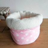 DAIIIBABYYY  -  Cute pet Sleeping Bag,Warm Soft Dog Cat Litter Bed,Pet House,Lovely Puppy Nest Mat Cushion,Small Dogs Bed,Chihuahua Teddy Kennel