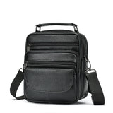 Daiiibabyyy  Men's Large size Genuine Leather Shoulder Bags High quality Tote Fashion Business Man Crossbody Messenger Bag Leather Bags