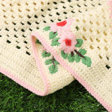 Daiiibabyyy  Women Crochet Hair Bands Retro Hawaii Bohemia Headwear Bandana Headwarps Fashion Holiday Photo Styling Hair Scarf Hair Accessory