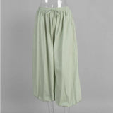Daiiibabyyy  Lazy Wide-Leg Loose Lantern Pants Women's Spring Autumn Street Style Fashionable Comfortable Dopamine Color System Casual Pants
