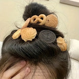 DAIIIBABYYY  -  7PCS Cute Emulational Cookie Shape Women Hair Clips Quaint Hair Accessories For Girl Gifts