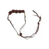 Daiiibabyyy  Bead Bohemian Floral Waist Rope Rose Jeans Decor Dress Waist Chain Skirt Accessories Korean Style Ethnic Style Bead Waist Belt