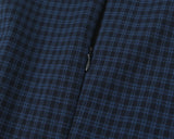 Daiiibabyyy  autumn new women's fashion elegant style round neck sleeveless plaid layered decorative short dress