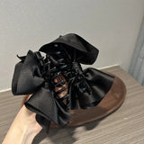 DAIIIBABYYY  -  Satin Bow Large Crab Hair Claw Clips Women Girls Black Bowknot Ponytail Holder Hair Barrettes Clamps Hair Accessories Fashion