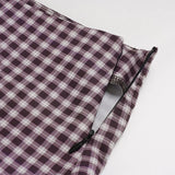 Daiiibabyyy  Women Vintage Plaid Midi Skirt High Waist Pleated Flowy A Line Long Skirt Casual Daily Checkered Skirts