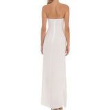 Daiiibabyyy  Sparkle Sequin Mesh Patchwork Maxi Dress Women Sexy Strapless Tube Dress Elegant Lady Backless Bodycon Long Dress