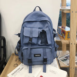 Daiiibabyyy  Multifunctional Teenager Laptop Backpack Women Cool Canvas School Bag High Quality Student Backpacks Boy Girl Fashion Schoolbag