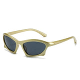 DAIIIBABYYY  -  Summer new cross-border modern retro sunglasses trendy street photography glasses European and American fashion futuristic