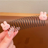 DAIIIBABYYY  - Children's Invisible Broken Hair Hairpin Adult Tiara Tools Curve Needle Bangs Fixed U Shape Insert Hair Styling Comb Accessories