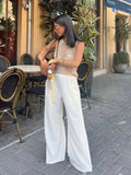 Daiiibabyyy  Hollow Out Crochet Sleeveless Vest Women Sexy O-neck See Through 3D Flower Knitted Tops Charming Transparent Ladies Knitwear New