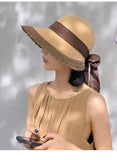 Daiiibabyyy  Double-sided Wear Fisherman's Hat Women's Casual Face Shading Sunscreen Hat Broken Flowers Age Reduction Sun Shading Basin Hat