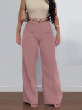 DAIIIBABYYY  -  Solid Casual Loose Long Trouser for Women High Waist Minimalist Street Wige Leg Pants Female Fashion Clothing Style New