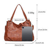 Daiiibabyyy  Ladies' Handbag - Adjustable Shoulder Strap, Large Capacity Tote Bag, Single Shoulder Bag for Work and Shopping, Daily Necessiti